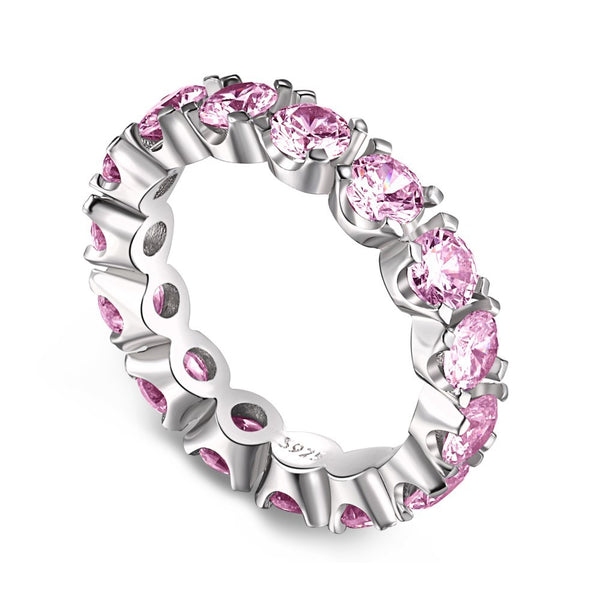925 Sterling silver Pink CYPRUS BAND