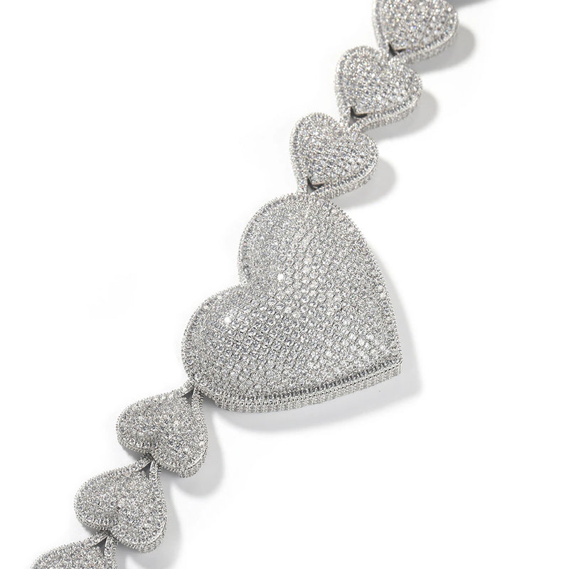 Romantic Hearts Necklace 2 Version