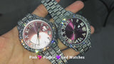 Iced Watch For Couple