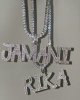 Customized Nameplate with Baguette Letter