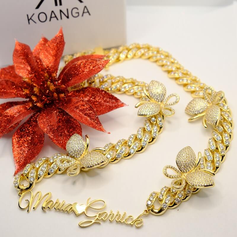 Customized Koanga Butterfly Necklace - Koanga