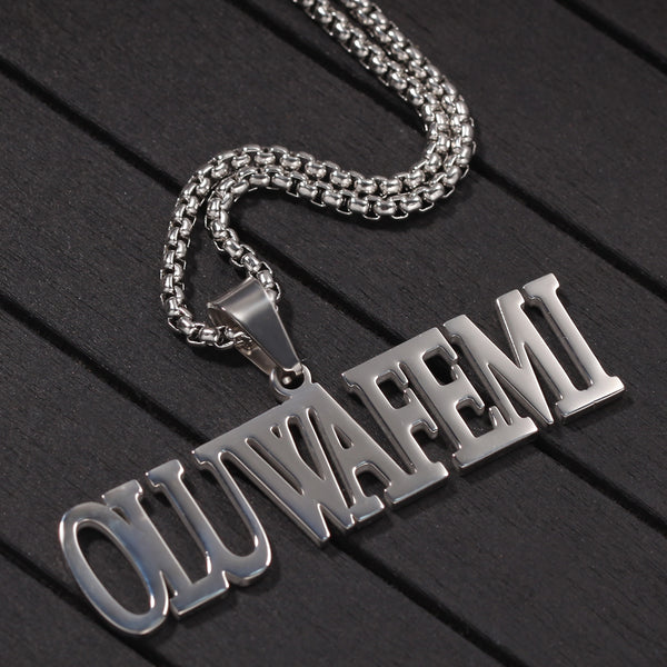 Customized Stainless Steel Chain With Stainless steel nameplate - Koanga