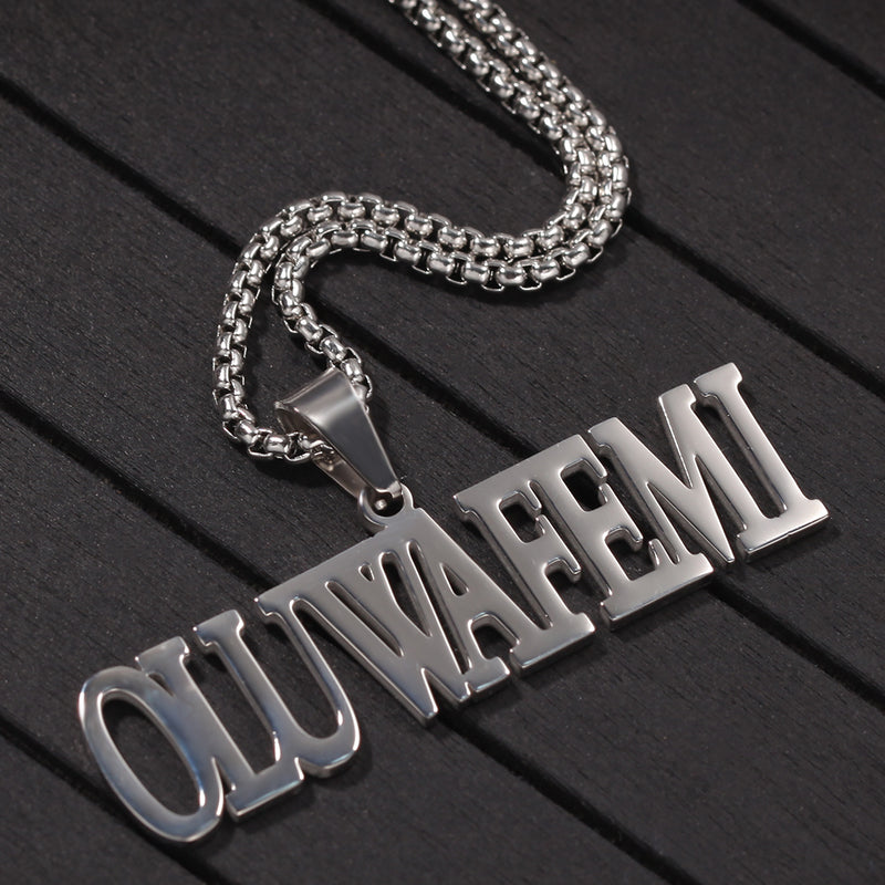 Customized Stainless Steel Chain With Stainless steel nameplate - Koanga