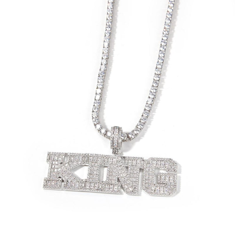 BAGUETTE CUT ICY OUT Personalized Necklace - Koanga
