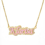 Diamonds Pink Customized Chain - Gold Koanga