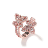 ICY Butterfly Ring