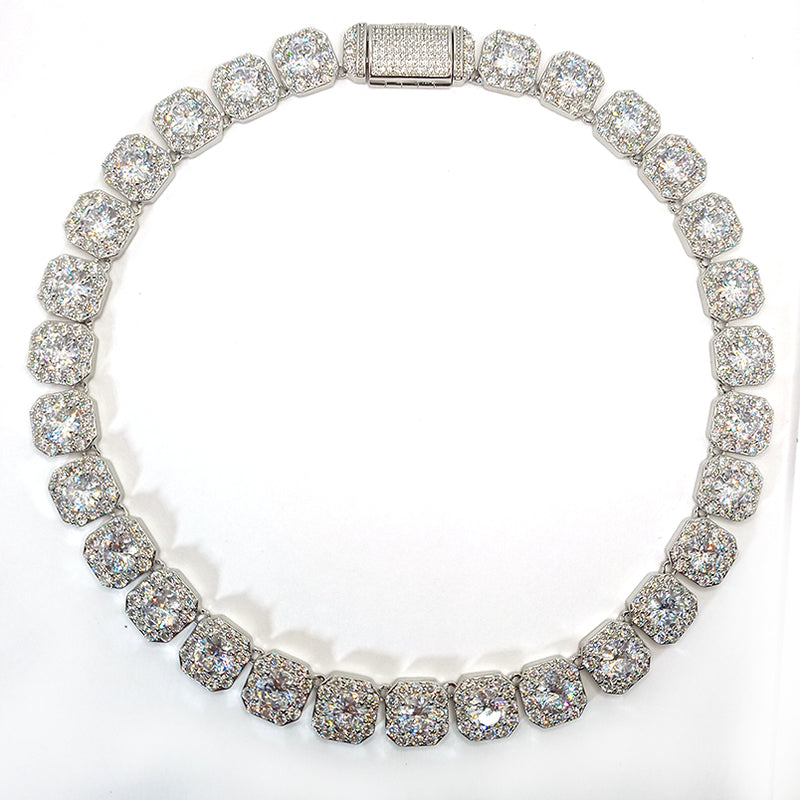 Princess Diamond Silver Necklace 2 Version - Koanga