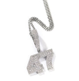 BAGUETTE CUT ICY OUT Personalized Necklace - Koanga