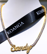 Classy Girl Custom Tennis Necklace - Koanga