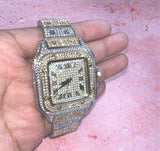 New! Iced Out Square Face Watch - Koanga