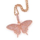 Shayla Butterfly Necklace Rose Gold - Koanga
