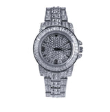 Classic Iced Out Silver Gold Watch - Koanga